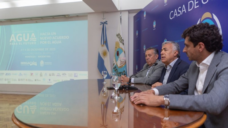 Mendoza se prepara para recibir el "V Congreso Internacional Agua para el Futuro"